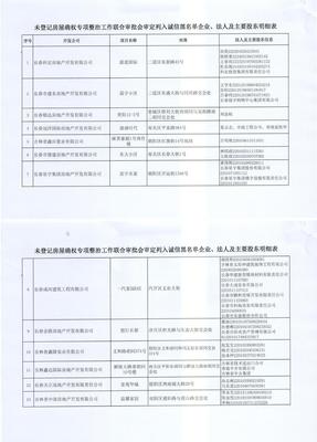 長春27家房地產開發企業被列入誠信黑名單，行業監管趨嚴